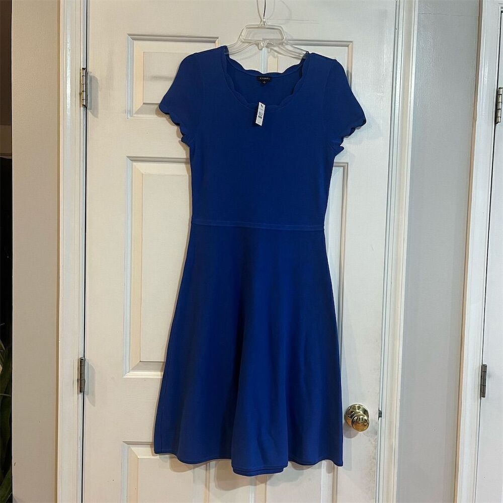 Talbots Women's Blue Standard Size S Knee Length